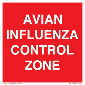 AVIAN INFLUENZA CONTROL ZONE